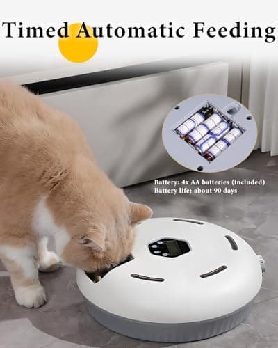 Automatic Cat feeder Wet Food, Digital Timer-Controlled Pet Feeder — view 6
