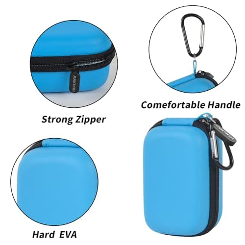 ANKHOH Carrying Travel Case for Noxgear 39g Wearable Bluetooth Clip Speaker — view 4