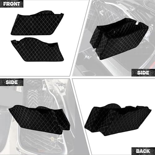 HDBUBALUS Motorcycle Saddlebag Liners Fit for Harley Touring 2014-2023 — view 6