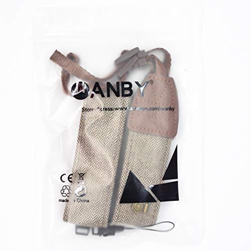 WANBY Camera Strap Weave Brown Canvas Neck Shoulder Straps — view 2