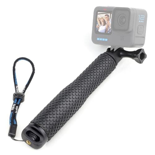 SOONSUN Waterproof Selfie Stick, Short Extension Pole for GoPro Cameras