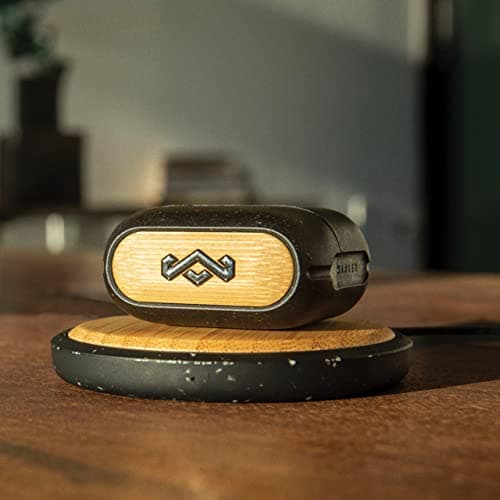 House Of Marley One Drop Wireless Charger - Bamboo Sustainable Design, Qi Enabled, Silicone Backing — view 4