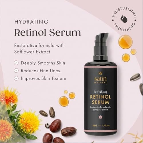 Satin Naturel Retinol Serum 50ml with Organic Aloe Vera — view 3