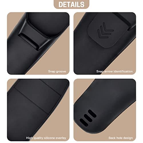 Skyzone Razor Protector Case - Waterproof Silicone Travel Cover for Manual Razors, Storage Organizer (Black)​ — view 6