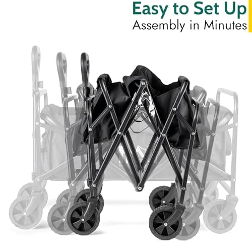 Trail Compact Folding Camping Trolley, 75L, 60kg Max Load — view 5