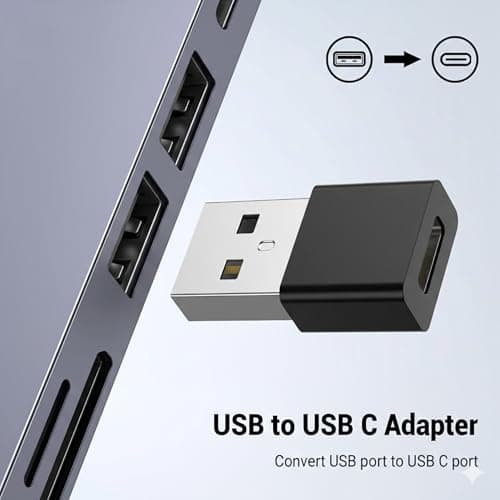 USB to USB-C Fast Charger Adapter For i-Phone, 20W PD Type-C Fast Car Charger Plug Adapter Compatible with i-Phone 16/15/14/13/12/11 and Samsung S24/S23/S22/S21/S20 and More (Red) — view 6