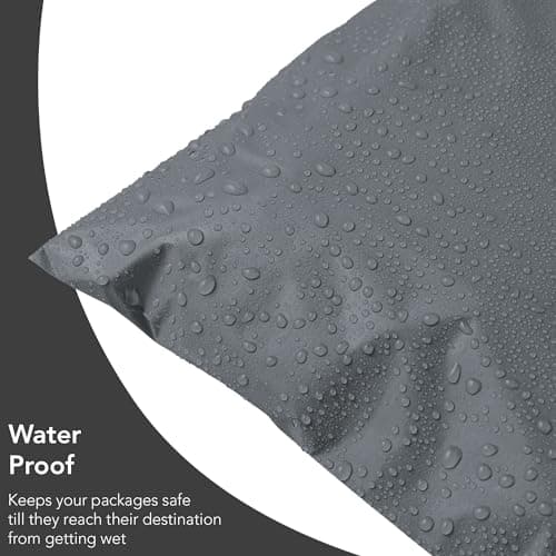 50 Mixed Grey Mailing Poly Postal Self Seal Bags 5 Sizes 10 from Each iSOUL Small to Large Postage Packaging Assorted Mailers Posting Shipping Post Parcels Package Bags (Grey, 5 Size 50) — view 4