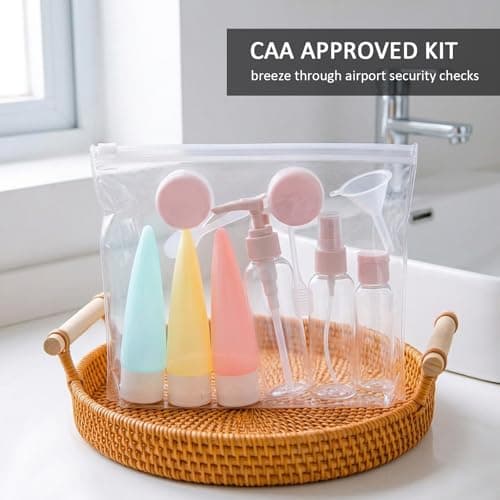Travel Bottles for Toiletries, CAA Approved 11 PCS Travel Bottles Kit — view 5