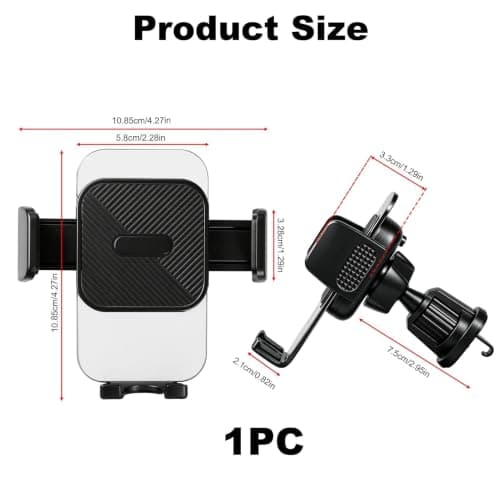 Klyk Car Air Vent Phone Holder 360° Phone Mount for iPhone 4.7''-7.2'' — view 6
