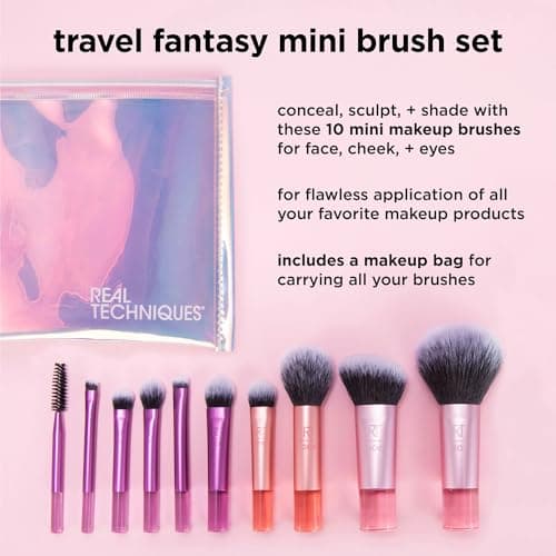 Real Techniques Travel Fantasy Mini Brush Kit, Set of 10 — view 2