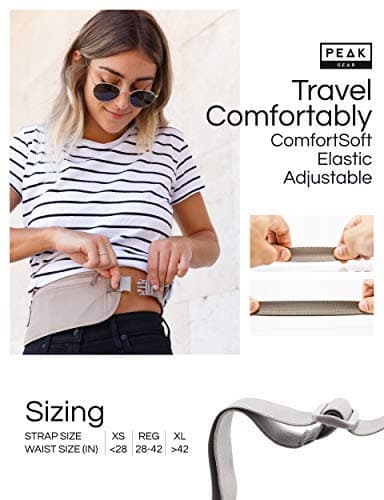 Thin Profile Money Belt w/Theft Insurance and Lost & Found Service - RFID Block Liner Built-in - Rated for Security, Quality and Ease of Travel — view 5