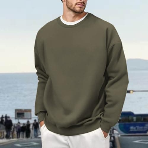 CEWIFO Men Sweatshirt Set Honeymoon Green — view 2