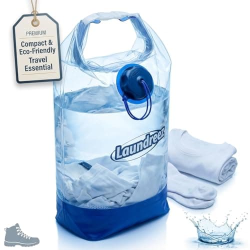 Laundreez Travel Clothes Portable Washing Machine Wash Your Clothes On The Go WaterProof Dry Bag Camping Holiday Travel Essentials — view 3