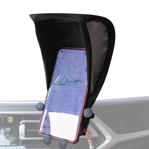 Phone Anti-Glare Sun Shade UV Protection Phone Umbrella Sun Shield Holder For Car Outdoor Travel