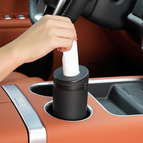 Car Tissues Tube Safety Hammer Design, Faux Leather, Wear-Resistant — view 6