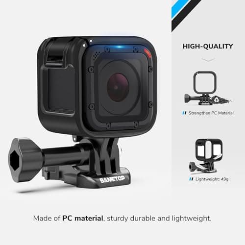 Sametop Case Frame Housing Compatible with GoPro Hero 5 4 Session Cameras — view 4
