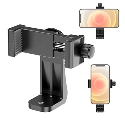 Phone Tripod Mount Holder, Universal Smartphone Clamp Adapter