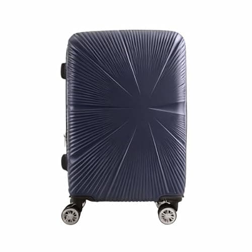 53X38X22CM Cabin Suitcase 4 Wheel Hardshell Expandable Luggage Case Hand Carry On ABS (T-HC-CABIN-2029) (Navy) — view 6