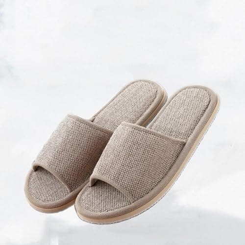 Couples Indoor Slippers with Memory Foam Cushion for Home Wear, Non-Slip Flat Sandals for Women and Men, Lightweight Breathable Design for Daily Comfort, Sizes 4.5-7.5 (A, 8.5) — view 3