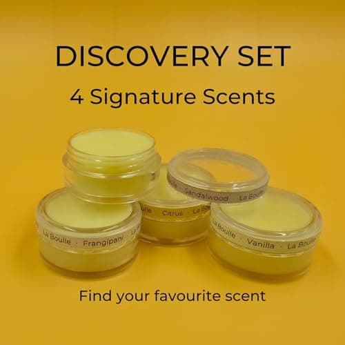 Solid Perfume Mini Balms – Pocket Size Solid Fragrance – Handmade Travel Perfume – 5g (Discovery Set – 4 Scents) — view 3