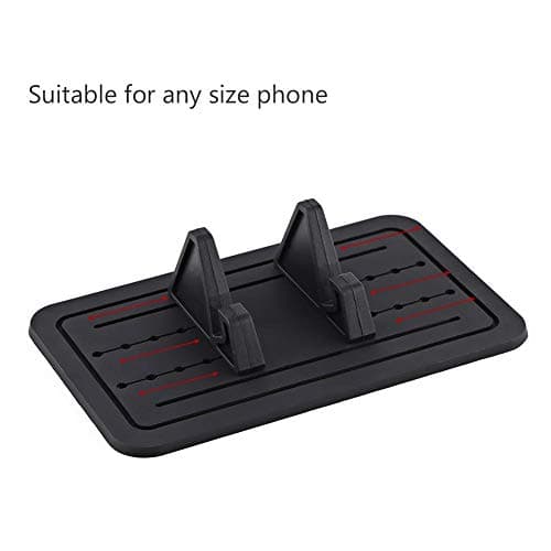 Nikou Silicone Holder Van, Car Phone Holder Mount Adjustable Universal Silicone Strong Adsorption Gel Car Dashboard Mobile Phone Mount Portable Holder Cradle Stand — view 6