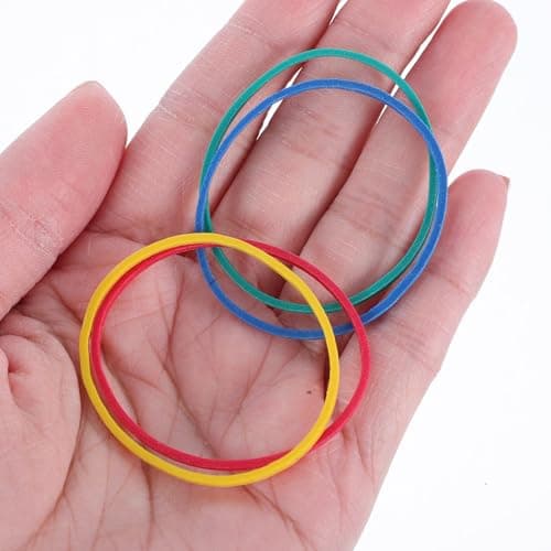 400pcs Assorted Color Rubber Bands Reusable High Elasticity — view 4