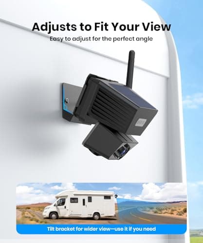 AUTO-VOX Solar Wireless Reversing Camera Kit: 1-Min DIY Install, 5" 1080P — view 5