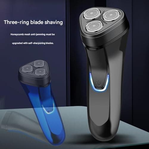 Pocket Sized Electric Shaver with Recharging Face Hair Trimmer Texture Perfect for Business Trips and Gym USB Charging Men Shaver — view 4