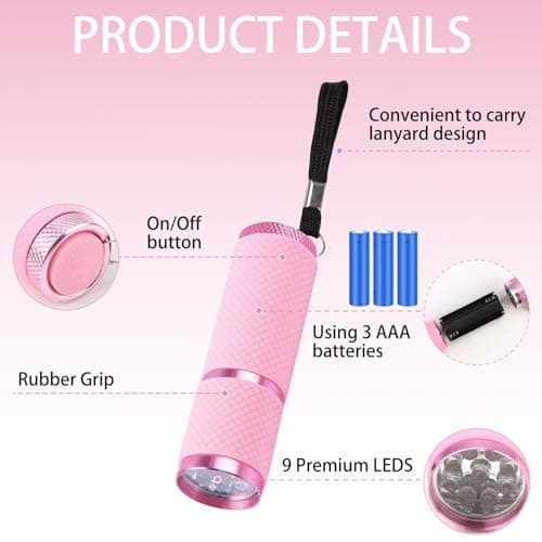 QTMMC 2 Pack Small Torch Mini Torches LED Super Bright with 9 LEDs — view 5