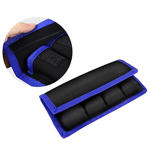 Selens 2Pcs DSLR Camera Holder Case Pouch Bag (4 Pocket), Blue — view 4