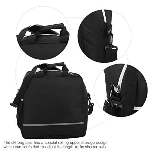 Snowboard Travel Bags,Adventure Gear Backpack,Ski and Snowboard Travel Bag Set,Nylon Snowboard Bag and Ski Boot Storage Bags Waterproof Carrying Travel Case Set — view 3