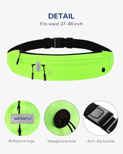 Waterfly Running Belt Bum Bag: Runner Marathon Jogging Men Women — view 5