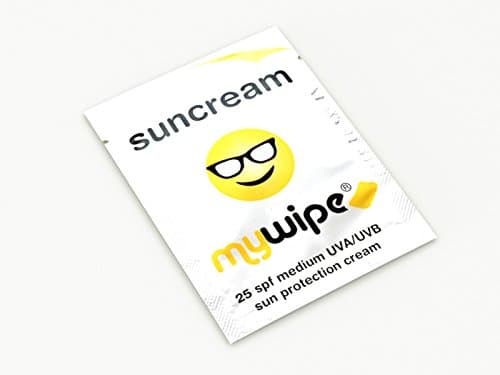 MYWIPE Sun Cream Sachets Single Use Pocket Size for Travel, Festivals, Cycling, Sun & Ski x 20 — view 4