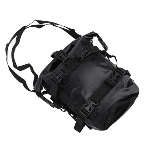 Sonew Motorcycle Saddle Bag with -Slip Design & Large Capacity Storage for and Street Bikes Orange (Black) — view 5
