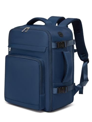 Kono Ryanair Cabin Bag 40x30x20, Underseat Travel Backpack Navy Classic