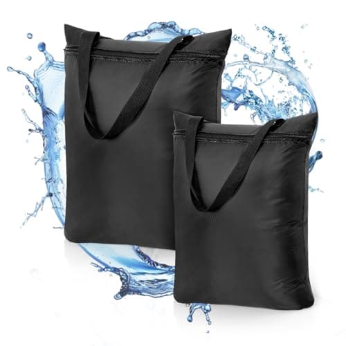 OTraki 2 Pack Wet Dry Bag, Wet Clothes Bag Swimming Waterproof Bag Dirty Laundry Travel Bag Nappy Bags with Handle Zipper Reusable Organizer Storage Bags for Swimsuit Gym Beach Towel (16 x 20 inch) — view 5