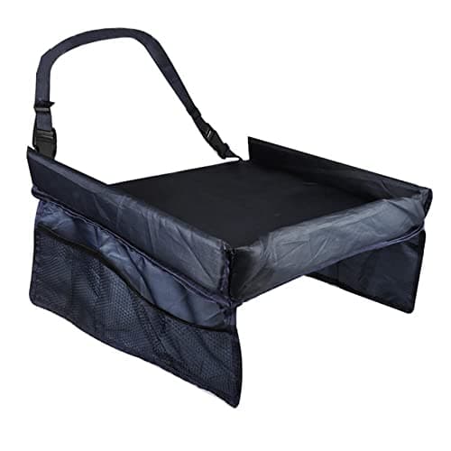 Carseat Tray for Kids, Car Seat Travel Tray for Toddler, Kids Travel Tray, Waterproof Car Seat Organizer Kids Travel Tray Bag - Carseat Food & Snack Lap Tray, Dining Table Storage Holdee — view 6