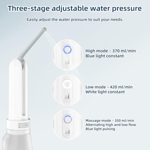 Travelling Bidet 400ml – Portable Handheld Personal Washer, IPX7 Waterproof, 3 Pressure Modes – for Outdoor Cleansing, Camping & Personal Hygiene — view 2