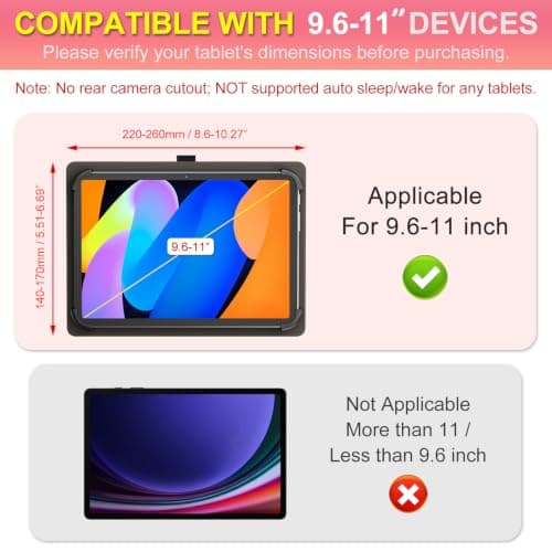 GOZOPO Universal Case for 10.1 inch Tablet/Android 16 Tablet 11 inch — view 2