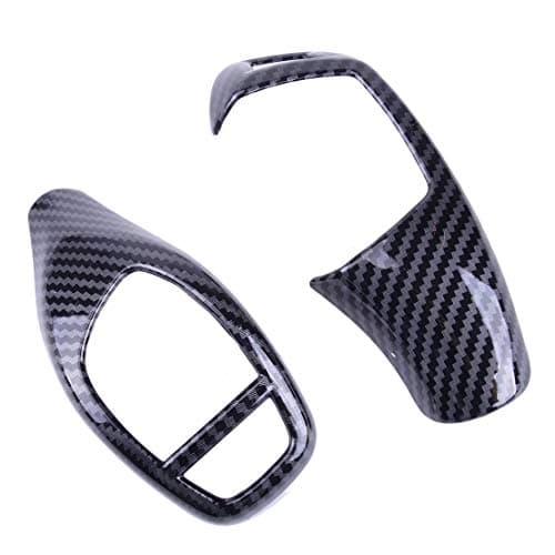WJBABJ Ski Boot Bag ABS Carbon Fiber Style Gear Shift Knob Head Decoration Decor Cover Sticker Trim Normal/Sport Fit For BMW E60 E70 E71 X5 X6 (Color Name : Normal) — view 2