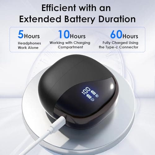 Language Translation Earbuds, 3-in-1 AI Translator Earbuds Real Time for Android iOS, 144 Languages Earbuds Translators Earphones for Business Travel Learning (Black) — view 5