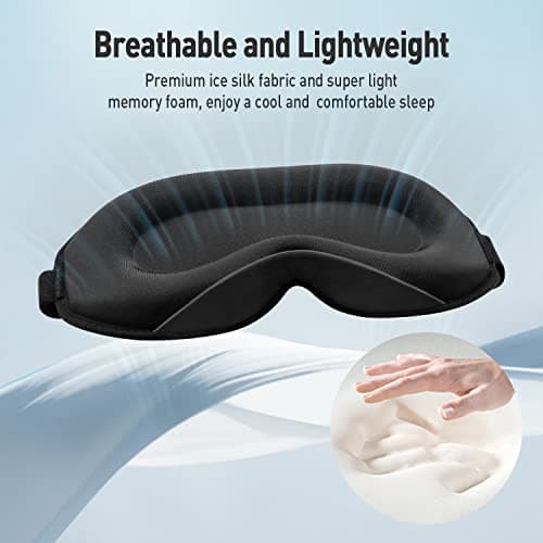 Umisleep Sleep Mask for Side Sleepers, 100% Blackout Eye Mask for Women Men — view 4