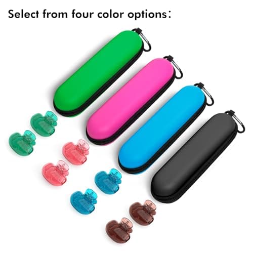 seplouis Electric Toothbrush Travel Case for Oral-B/Philips Sonicare/Colgate/seago/Bitvae/Braun and Most Other Brands of Electric Toothbrushes, and Includes 2 Universal Toothbrush Head Covers, Green — view 5