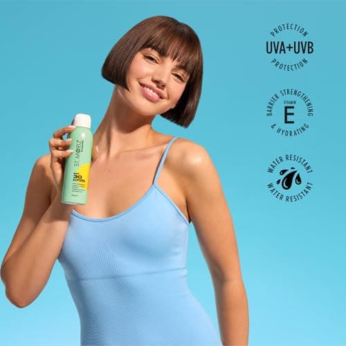 ST. MORIZ Suncare SPF 30 Sunscreen Body Spray | Hydrating UVA & UVB SPF 30 Invisible Protection Sun Spray Mist for Body with Vitamin E | Water Resistant | Dermatologically Tested | Vegan | 200ml — view 3