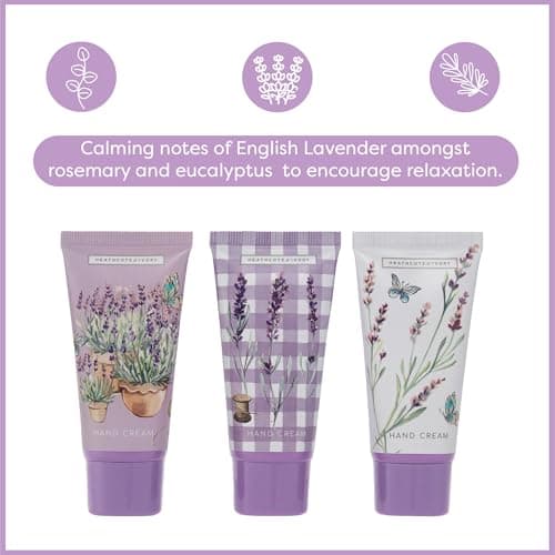 Heathcote & Ivory Hand Cream Trio 3x 30ml, Lavender Scented — view 3