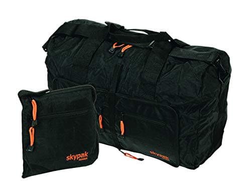 SKYPAK (02) 53CM ONBOARD SIZE FOLDING TRAVEL BAG IN BLACK — view 4