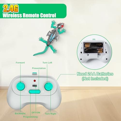 Shayson Wall Crawler Gecko, Floor Ceiling Crawling lizard toys for Kids — view 5