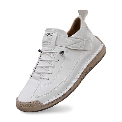 Hand Casual Walking Shoes Flexible Soft Sole Comfortable Flat Slip On Loafers for Everyday Wear Lightweight Breathable Design (WH2-D, 6)