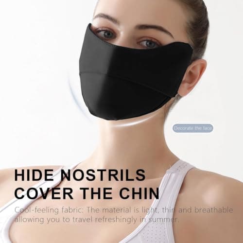 Sun Protection Masque Sunscreen Masque Eye Protection Reusable — view 6