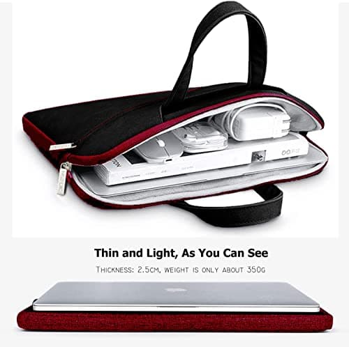 HSEOK Laptop Shoulder Bag 13 13.3 14 Inch Case Compatible with MacBook Pro/Neo 14" M5/M4/M3/M2/M1,Mac Air/pro/Neo 13" and Most 13 13.3 14 Notebooks,Spill-Resistant Briefcase,B02k02 — view 4